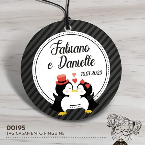 Tag Redonda Pinguins - 00195