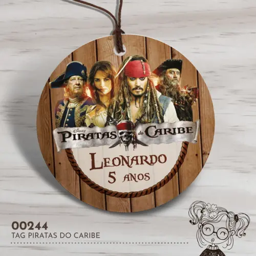 Tag Redonda Piratas do Caribe - 00244
