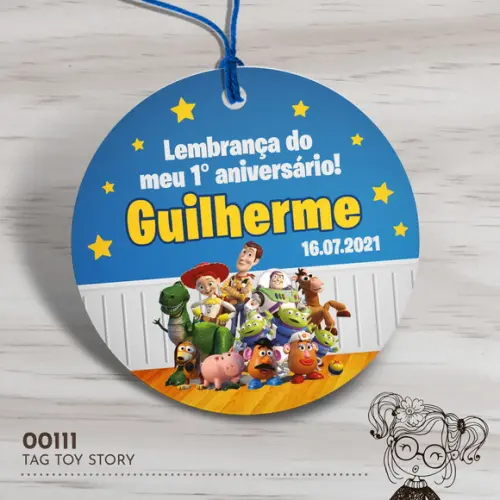 Tag Redonda Toy Story - 00111