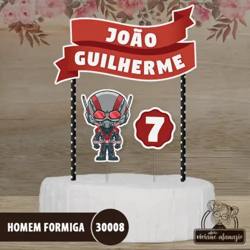 Topo de Bolo Homem Formiga - 30008