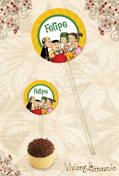 Topper Turma do Chaves - 00290