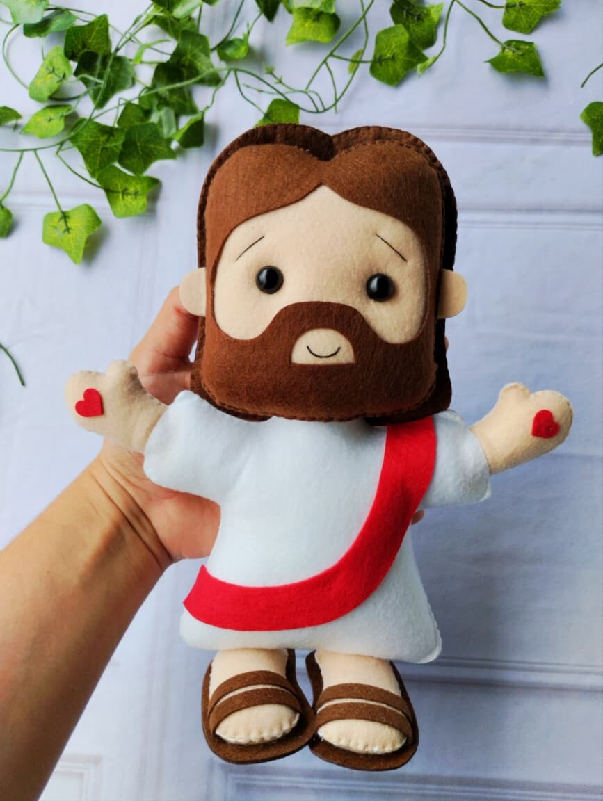 Boneco Jesus Cute Páscoa Feltro