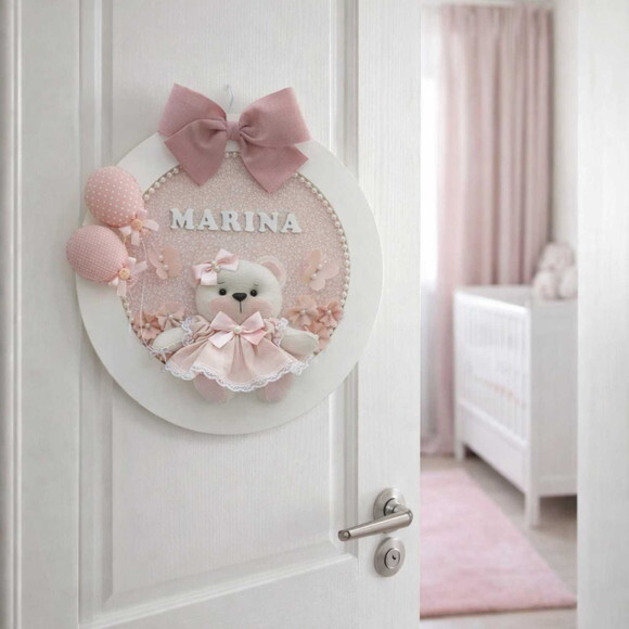 Porta Maternidade Ursinha