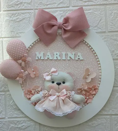 Porta Maternidade Ursinha
