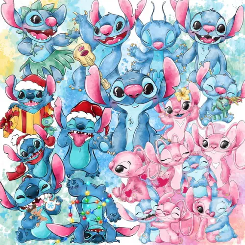 Kit Digital Stitch Aquarela