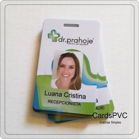 05 Crachás Adesivos + 05 Cordões Personalizado 20mm