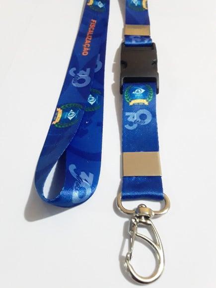 100 Cordões Chaveiro 20mm Personalizado com a Sua Marca