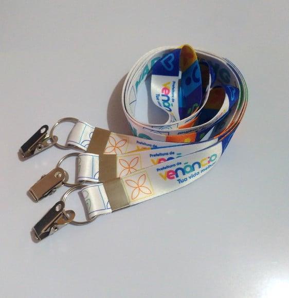 100 Cordões Personalizados com a Sua Logomarca 21mm