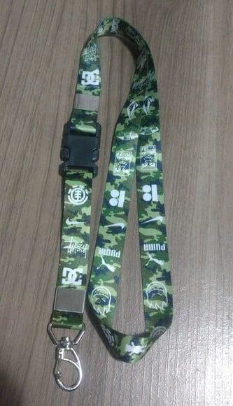 25 cordões chaveiro 20mm Personalizado com a sua marca