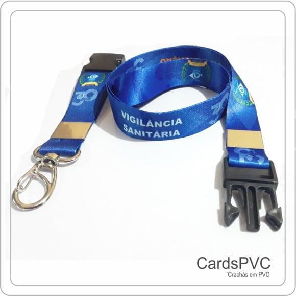 30 Cordões Chaveiro 20mm Personalizado com a Sua Marca