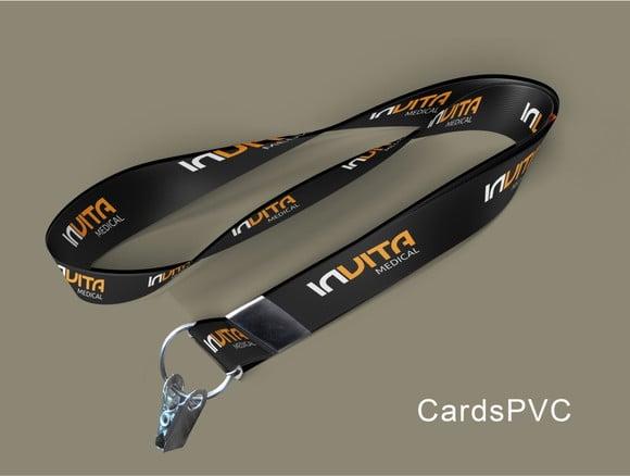 50 Cordões com Trava de Segurança Personalizados