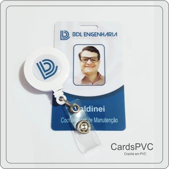 Crachá + Cordão Personalizado 20mm + ROLLER
