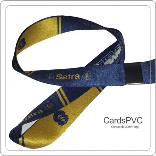 100 Cordões Personalizados com a Sua Logomarca 20mm