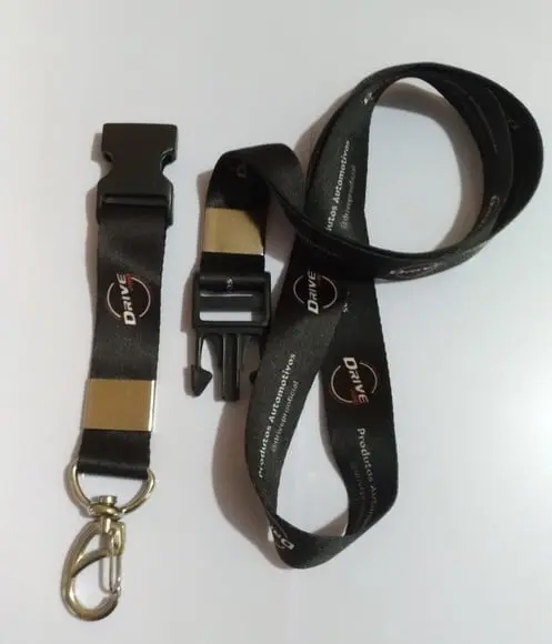 50 Cordão Chaveiro Personal com a Sua Marca