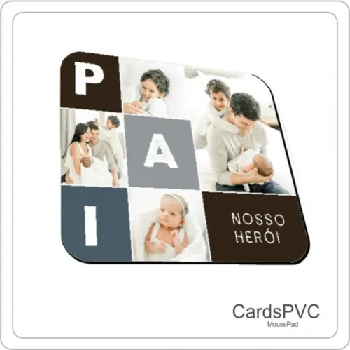 Mousepad personalizado dia dos Pais