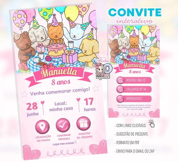 Convite Interativo Bobbie Goods