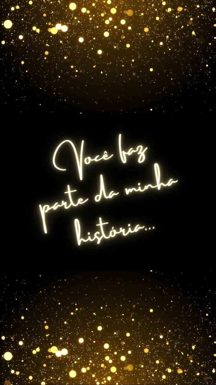 Convite Animado Preto e Dourado - Edite no Canva