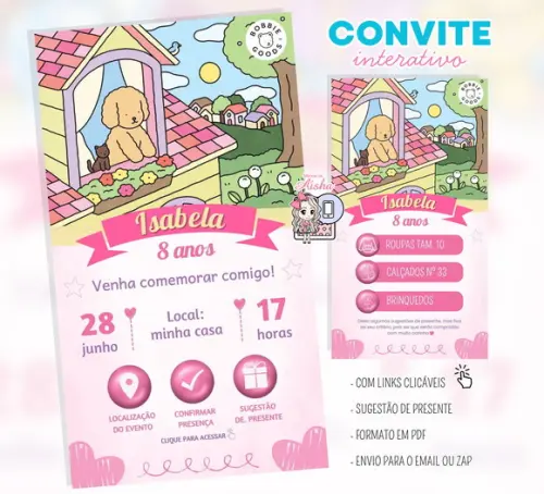 Convite Interativo Bobbie Goods