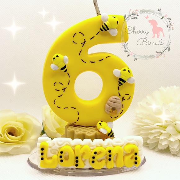 Vela Abelhinha - Biscuit (personalizada)