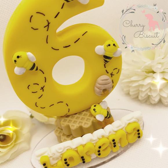 Vela Abelhinha - Biscuit (personalizada)