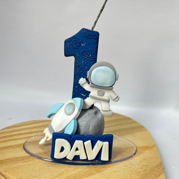 Vela Astronauta - Biscuit (personalizada)