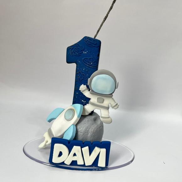Vela Astronauta - Biscuit (personalizada)