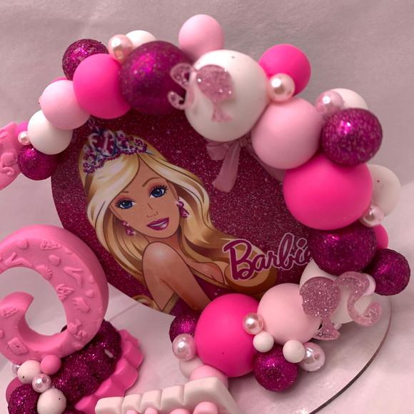 Vela Cenário Barbie - Biscuit (personalizada)