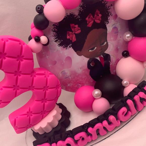 Vela Cenário Poderosa Chefinha- Biscuit (personalizada)