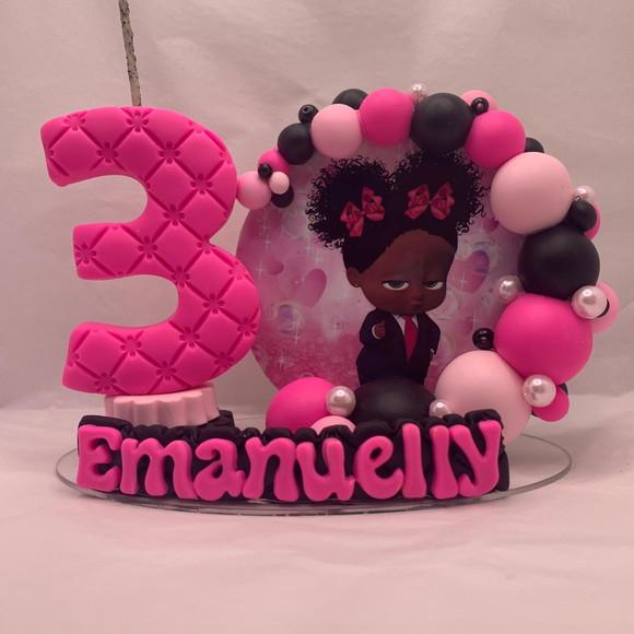 Vela Cenário Poderosa Chefinha- Biscuit (personalizada)