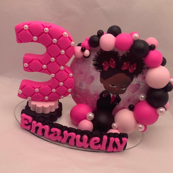 Vela Cenário Poderosa Chefinha- Biscuit (personalizada)