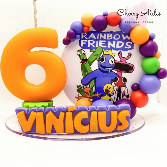 Vela Cenário Rainbow Friends - Biscuit (personalizada)