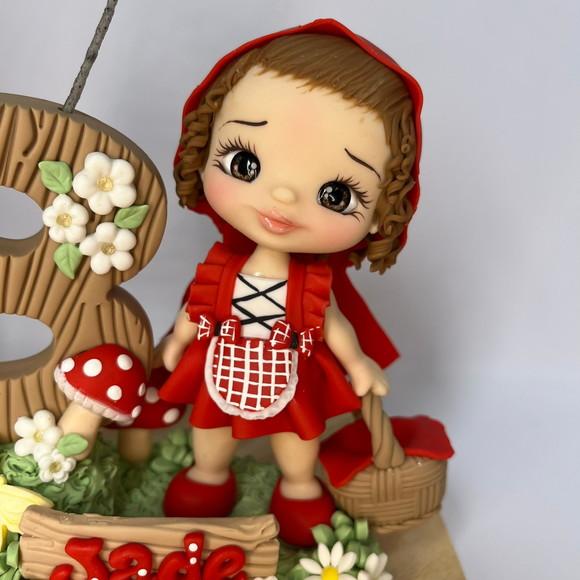 Vela Chapeuzinho Vermelho - Biscuit (personalizada)