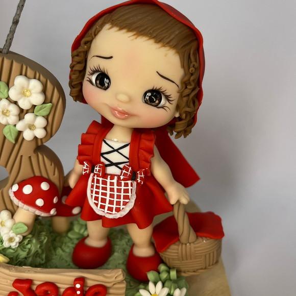 Vela Chapeuzinho Vermelho - Biscuit (personalizada)