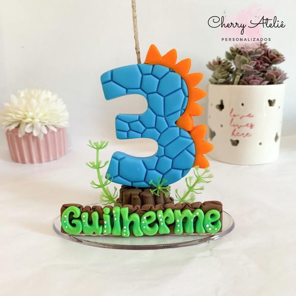 Vela Dinossauro - Biscuit (personalizada)