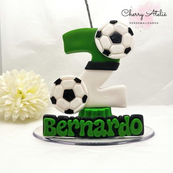 Vela Futebol - Biscuit (personalizada)