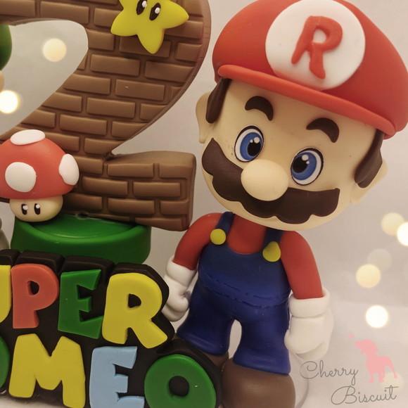 Vela Personalizada - Mário Bros e Luigi