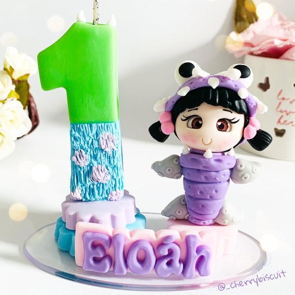 Vela Personalizada - Monstros SA (Boo)