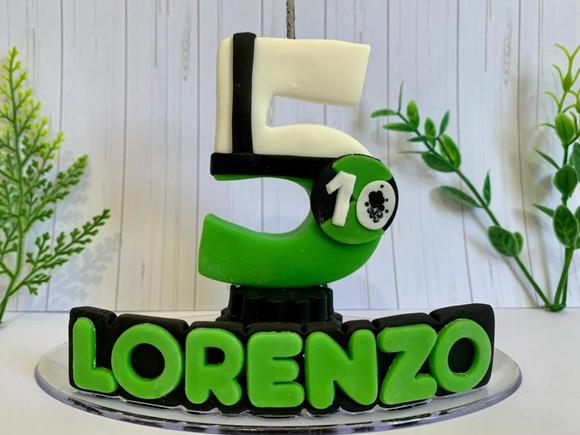 Vela Personalizada - Tema: Ben 10