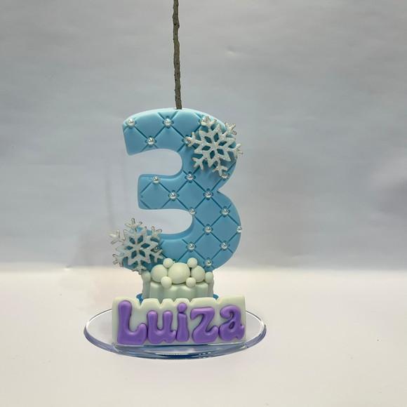 Vela Personalizada - Tema: Frozen