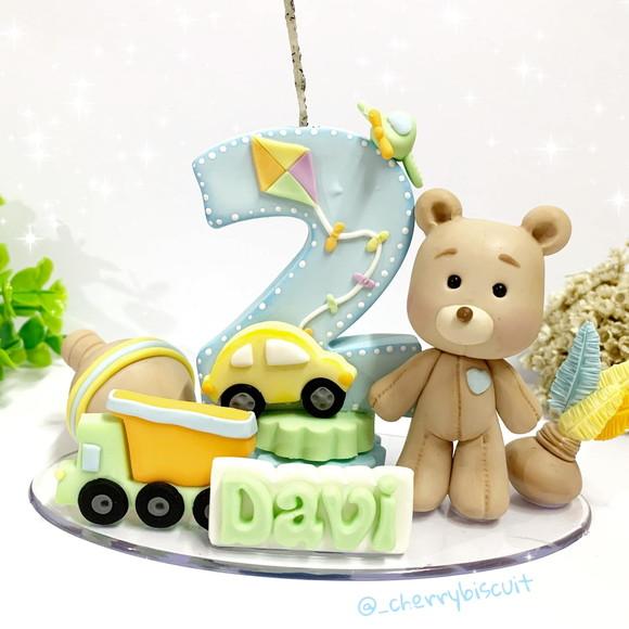 Vela Personalizada - Tema: Fábrica de Brinquedos