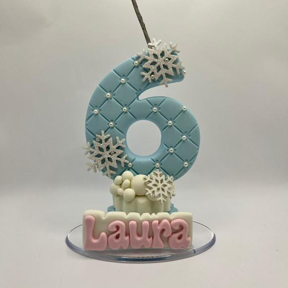 Vela Personalizada - Tema: Frozen