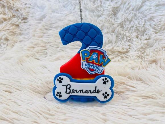 Vela Personalizada - Tema: Patrulha Canina