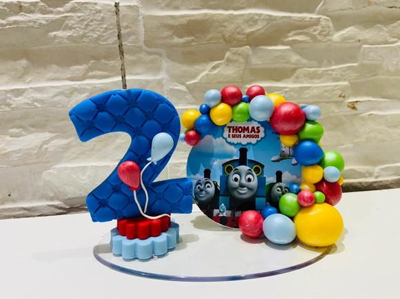 Vela Personalizada - Tema: Thomas e Seus Amigos