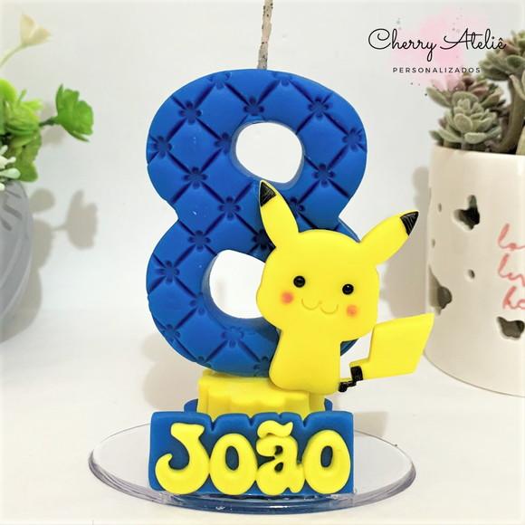 Vela Pikachu - Biscuit (personalizada)