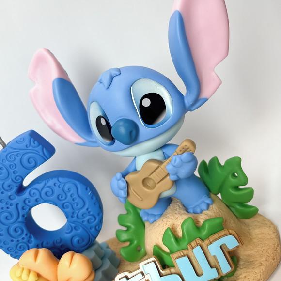 Vela Stitch Menino- Biscuit (personalizada)