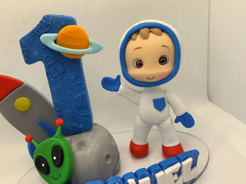 Vela Astronauta - Biscuit (personalizada)