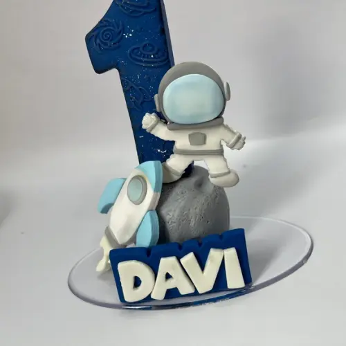 Vela Astronauta - Biscuit (personalizada)