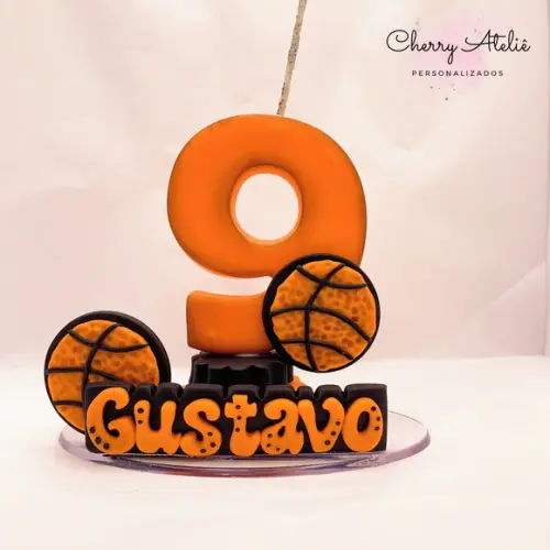 Vela Basquete - Biscuit (personalizada)