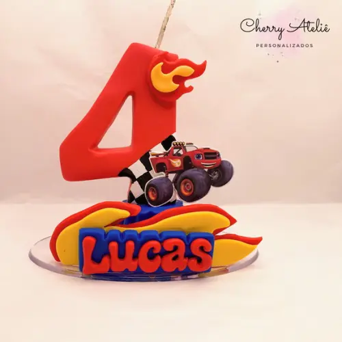 Vela Blaze And The Monster Machines - Biscuit (personalizada