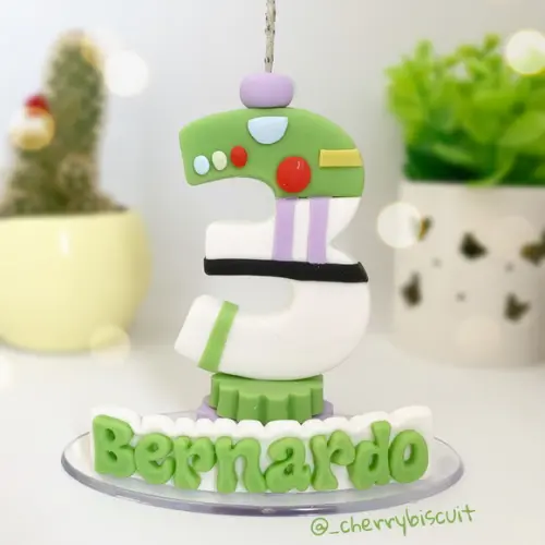 Vela Buzz Lightyear (toy Story) - Biscuit (personalizada)